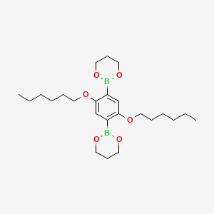 2,2'-[2,5-Bis(hexyloxy)-1,4-phenylene]bis(1,3,2-dioxaborinane)