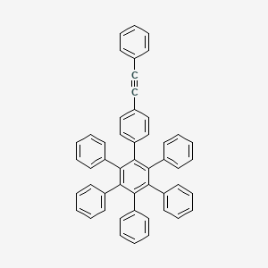 1,2,3,4,5-pentakis-phenyl-6-[4-(2-phenylethynyl)phenyl]benzene