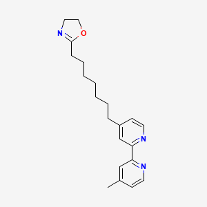 4-[7-(4,5-Dihydro-1,3-oxazol-2-yl)heptyl]-4'-methyl-2,2'-bipyridine