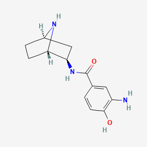 3-Amino-N-[(1S,2R,4R)-7-azabicyclo[2.2.1]hept-2-yl]-4-hydroxybenzamide