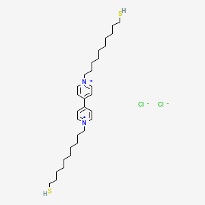 1,1'-Bis(10-sulfanyldecyl)-4,4'-bipyridin-1-ium dichloride