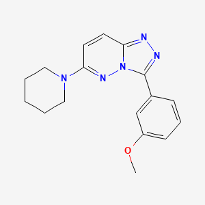 1,2,4-Triazolo[4,3-b]pyridazine, 3-(3-methoxyphenyl)-6-(1-piperidinyl)-