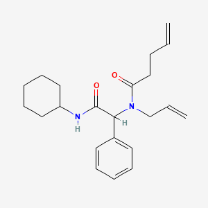 N-Allyl-N-[2-(cyclohexylamino)-2-oxo-1-phenylethyl]-4-pentenamide