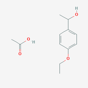 Acetic acid;1-(4-ethoxyphenyl)ethanol