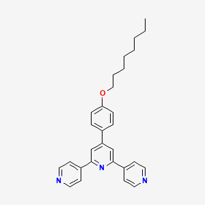 4-(4-octoxyphenyl)-2,6-dipyridin-4-ylpyridine