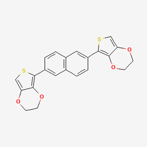 5,5'-(Naphthalene-2,6-diyl)bis(2,3-dihydrothieno[3,4-b][1,4]dioxine)