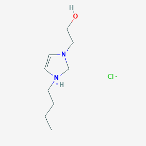 1-Butyl-3-(2-hydroxyethyl)-2,3-dihydro-1H-imidazol-1-ium chloride