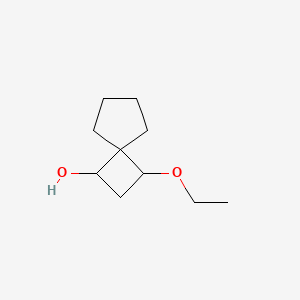 molecular formula C10H18O2 B1423517 3-乙氧基螺[3.4]辛-1-醇 CAS No. 1334149-61-9
