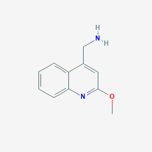 B1423523 (2-Methoxyquinolin-4-yl)methanamine CAS No. 708261-70-5