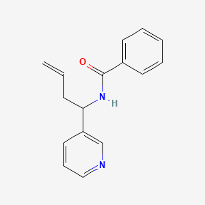 N-[1-(Pyridin-3-yl)but-3-en-1-yl]benzamide