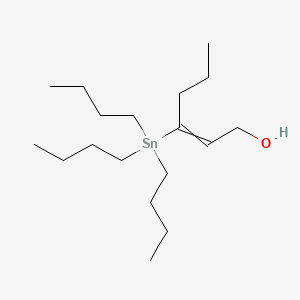 3-(Tributylstannyl)hex-2-en-1-ol