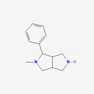 B1423526 2-Methyl-1-phenyl-octahydropyrrolo[3,4-c]pyrrole CAS No. 169156-67-6