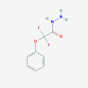 B1423538 2,2-Difluoro-2-phenoxyacetohydrazide CAS No. 1343066-68-1