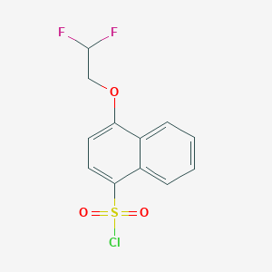 B1423561 4-(2,2-Difluoroethoxy)naphthalene-1-sulfonyl chloride CAS No. 1184189-21-6