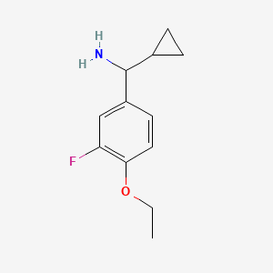 1-Cyclopropyl-1-(4-ethoxy-3-fluorophenyl)methanamine