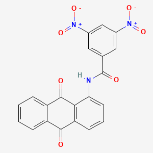 Benzamide, N-(9,10-dihydro-9,10-dioxo-1-anthracenyl)-3,5-dinitro-