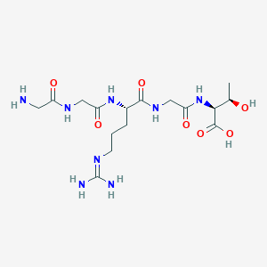 Glycylglycyl-N~5~-(diaminomethylidene)-L-ornithylglycyl-L-threonine