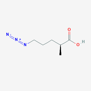 (2S)-5-Azido-2-methylpentanoic acid