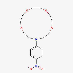 molecular formula C16H24N2O6 B14235805 1,4,7,10-Tetraoxa-13-azacyclopentadecane, 13-(4-nitrophenyl)- CAS No. 245125-18-2