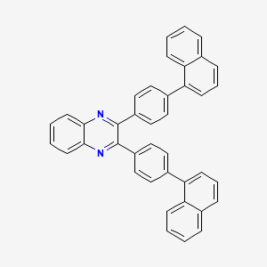 2,3-Bis[4-(naphthalen-1-yl)phenyl]quinoxaline