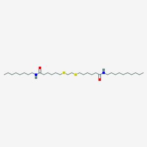 6-[(2-{[6-(Decylamino)-6-oxohexyl]sulfanyl}ethyl)sulfanyl]-N-octylhexanamide