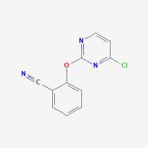 2-(2-Cyanophenoxy)-4-chloropyrimidine