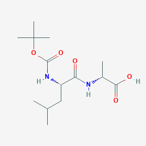 D-Alanine, N-[(1,1-dimethylethoxy)carbonyl]-L-leucyl-