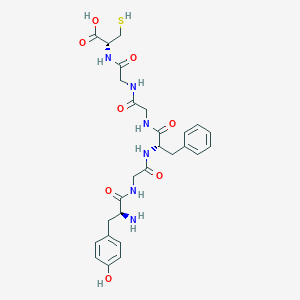 L-Tyrosylglycyl-L-phenylalanylglycylglycyl-L-cysteine