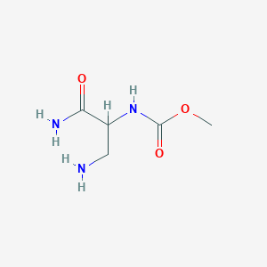 3-Amino-N~2~-(methoxycarbonyl)alaninamide