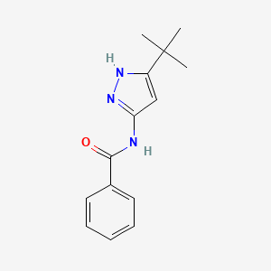 Benzamide, N-[5-(1,1-dimethylethyl)-1H-pyrazol-3-yl]-