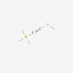 Trimethyl[(methyltellanyl)ethynyl]silane