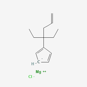 magnesium;2-(3-ethylhex-5-en-3-yl)cyclopenta-1,3-diene;chloride