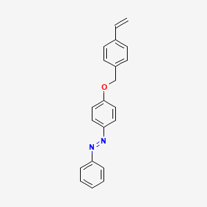 (E)-1-{4-[(4-Ethenylphenyl)methoxy]phenyl}-2-phenyldiazene