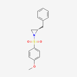 (2S)-2-benzyl-1-(4-methoxyphenyl)sulfonylaziridine