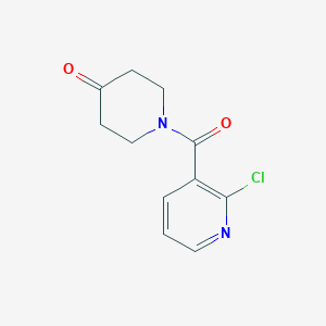 B1423599 1-(2-Chloropyridine-3-carbonyl)-4-piperidinone CAS No. 1159822-97-5