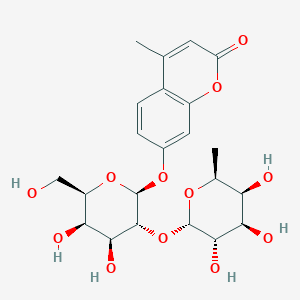 B014236 4-Methylumbelliferyl 2-O-(alpha-L-fucopyranosyl)-beta-D-galactopyranoside CAS No. 225217-42-5