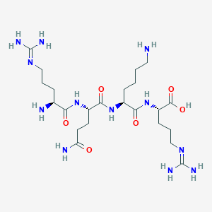 N~5~-(Diaminomethylidene)-L-ornithyl-L-glutaminyl-L-lysyl-N~5~-(diaminomethylidene)-L-ornithine