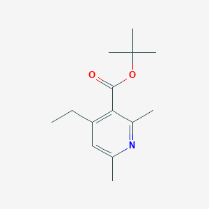 3-Pyridinecarboxylic acid, 4-ethyl-2,6-dimethyl-, 1,1-dimethylethyl ester