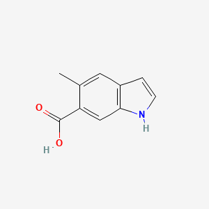 B1423605 5-methyl-1H-indole-6-carboxylic acid CAS No. 1167056-00-9