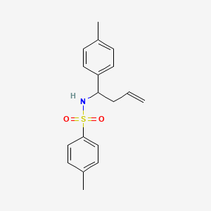 4-Methyl-N-[1-(4-methylphenyl)but-3-en-1-yl]benzene-1-sulfonamide