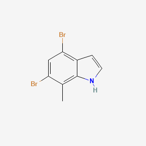 B1423610 4,6-dibromo-7-methyl-1H-indole CAS No. 1082040-84-3