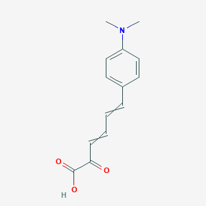 6-[4-(Dimethylamino)phenyl]-2-oxohexa-3,5-dienoic acid