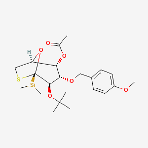 molecular formula C22H33O6SSi B14236126 CID 136250522 