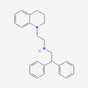 N-[2-(3,4-Dihydroquinolin-1(2H)-yl)ethyl]-2,2-diphenylethan-1-amine