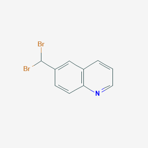 molecular formula C10H7Br2N B1423649 6-(Dibromomethyl)quinoline CAS No. 872264-38-5