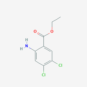 molecular formula C9H9Cl2NO2 B1423657 Ethyl 2-amino-4,5-dichlorobenzoate CAS No. 1108668-25-2