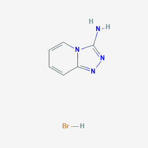 B1423675 [1,2,4]Triazolo[4,3-a]pyridin-3-amine hydrobromide CAS No. 5595-14-2