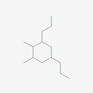 1,2-Dimethyl-3,5-dipropylcyclohexane