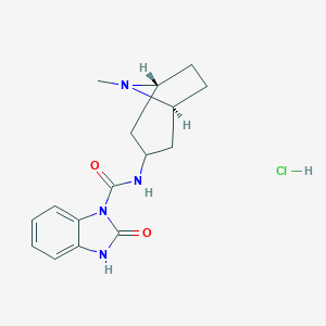 molecular formula C16H21ClN4O2 B142368 Itasetron hydrochloride CAS No. 127618-28-4