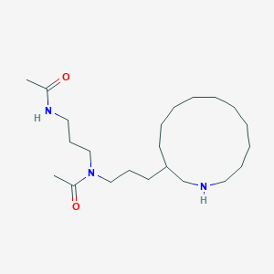 N-(3-Acetamidopropyl)-N-[3-(1-azacyclotridecan-3-yl)propyl]acetamide